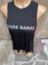 NOLI Pure Barre Graphics BLACK Tank Top - Women's Sz S