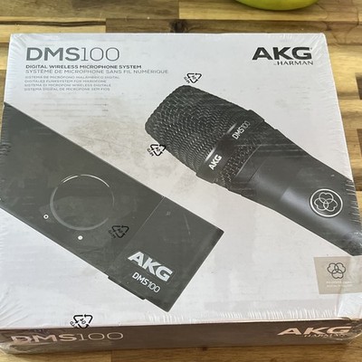 AKG DMS100 Digital Wireless Handheld Mic System w/ Receiver, Wireless, Black