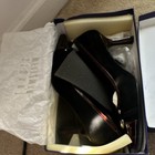 Stuart Weitzman Women’s Black Suede Pointed Toe Stiletto Pumps US 9 Buckle — photo 9