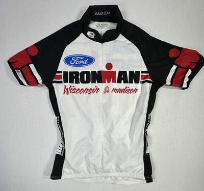 Sugoi Ironman Wisconsin Madison Cycling Jersey Ford Triathlon Bike Shirt XS