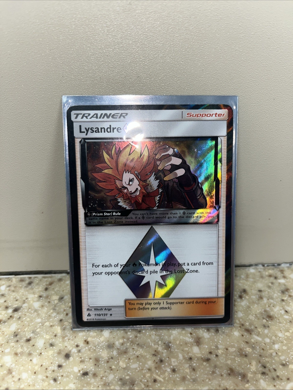Lysandre Prism Star 110/131 Sm-Forbidden Light Holo NM Mint