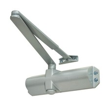 Door Closer Fire Rated Overhead Silver Adjustable Universal Fitting Max 80 kg