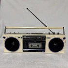 Vtg Panasonic RX-F20 Portable Stereo AM FM Radio Cassette Recorder Cable Works