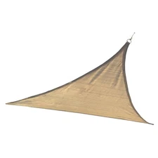 Shade Sail Triangle (Attachment Point/Pole Not Included) 12 X 12 Ft. Sand