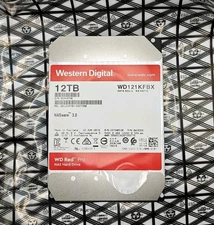 Western Digital Red Pro 12 TB Hard Drive 3.5" Internal SATA SATA/600 WD122KFBX