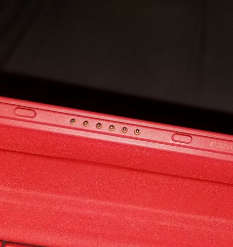 Original Microsoft Surface 3 (1654) Type Cover Keyboard - Red - 第 10/12 張圖片