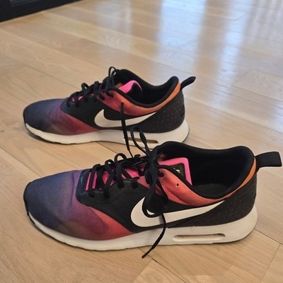 Nike Air Max Tavas Sunset Gradient Black Pink Orange Mens 13 724765-005