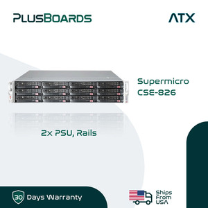 Supermicro 2U ATX Server Case 12 Bay 3.5" LFF SAS2 2x 920W PSU Storage NAS ZFS