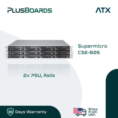 Supermicro 2U ATX Server Case 12 Bay 3.5'' LFF SAS2 2x 920W PSU Storage NAS ZFS