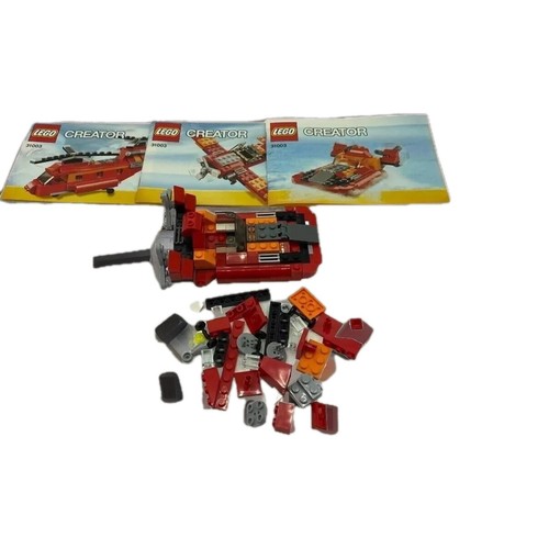 Lego Creator 3 in 1 Red Rotors 31003 Incomplete - Picture 3 of 8