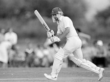 Wayne Larkins batting for Northamptonshire during their John Playe- Old Photo