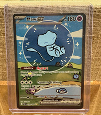 Pokémon TCG Mew ex Special Illustration Rare Full Art Holo 232/091 Paldean Fates