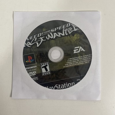 Need For Speed Most Wanted PS2 Sony PlayStation 2 - Disc Only