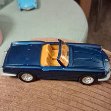 Ferrari 400 Superamerica 1961 Blue/Tan Diecast Car 1/36 Opening Bonnet