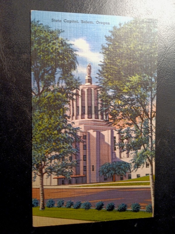 STATE CAPITOL, SALEM, OREGON POSTCARD