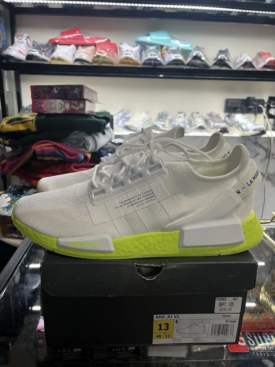 adidas gazelle silver green womens Shop Yellow Boys NMD R1 V2 Lace Up Sneakers (Big Kid) – Shoebacca main image 0