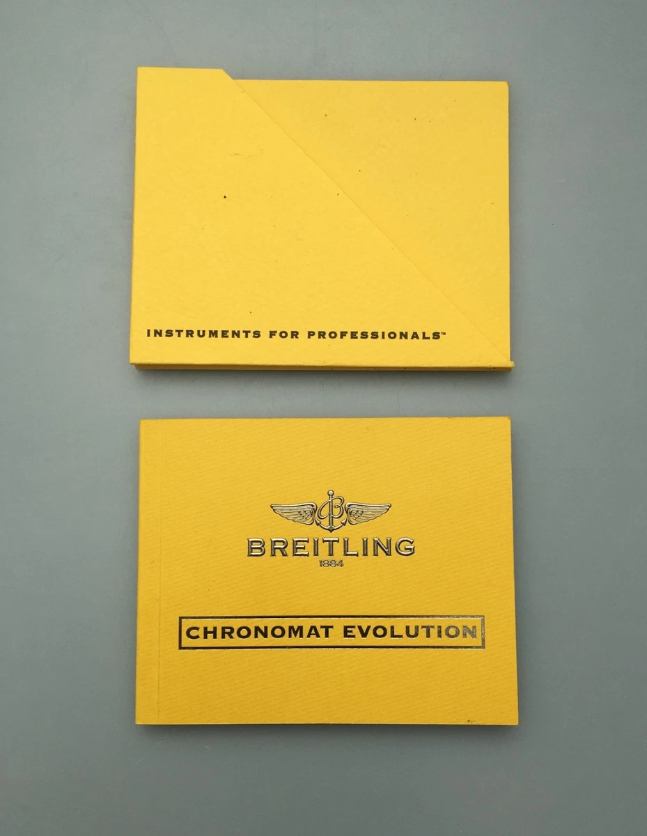 Breitling Chronomat A13356 B13356 J13358 K13356 H13356 Instrucciones Instrucciones