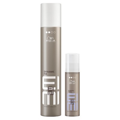WELLA EIMI Sparset DYNAMIC FIX Haarspray 500ml + FLOWING FORM Balsam 100ml
