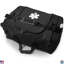 ASA TECHMED Large EMT First Responder Trauma Medical Bag Empty for Home 21x12x9