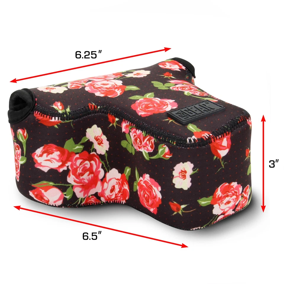 Funda para cámara DSLR con accesorios de almacenamiento y aberturas de correa Foto 2 de 4