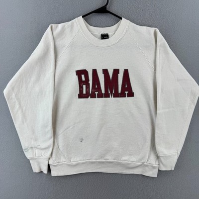 University of Alabama Sweatshirt Mens Large 80s 90s Crimson Tide College BAMA