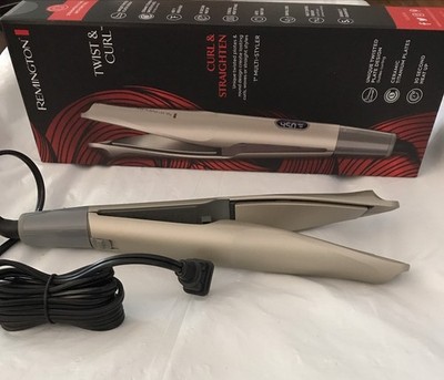 Remington 1'' Multi-Styler Twist & Curl, Straightener & Curling Iron in One