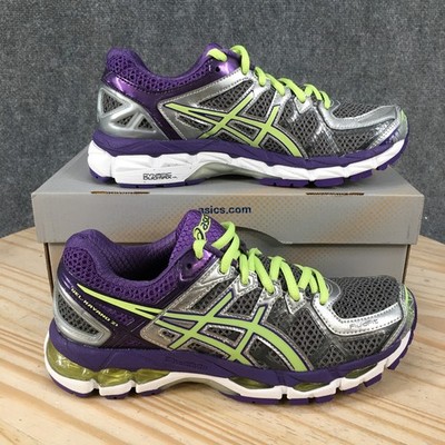 NEW Asics Gel Kayano 21 Shoes Womens 6.5 Running Sneakers T4H7N Multicolor Mesh