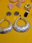 33 Pairs Retro MCM Pierced Earrings Mixed Lot Mid-Century-Modern  — photo 4