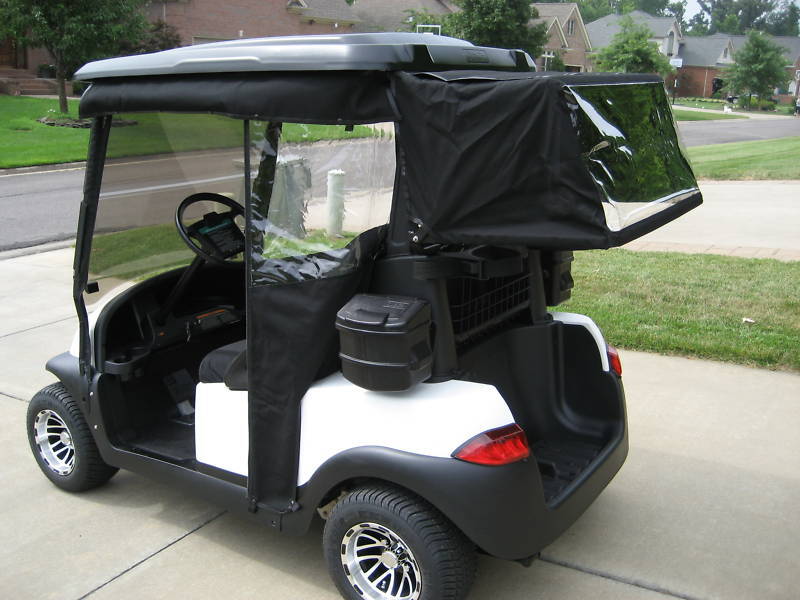 Sunbrella Track-Style Golf Cart Enclosure – Select Golf Cart Covers