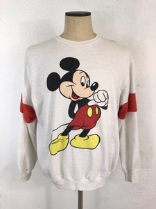 crewneck colorblock sweatshirt 80s mickey thin mouse disney mens paper
