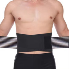 FASCIA LOMBARE ELASTICA BUSTO CON STECCHE TUTORE SCHIENA CINTURA POSTURALE