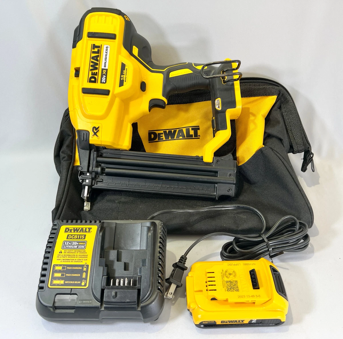 DeWALT 20V MAX XR 18GA Cordless Brad Nailer Kit - Hand Tools, DeWALT