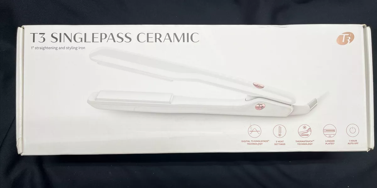 Singlepass straightening top & styling iron