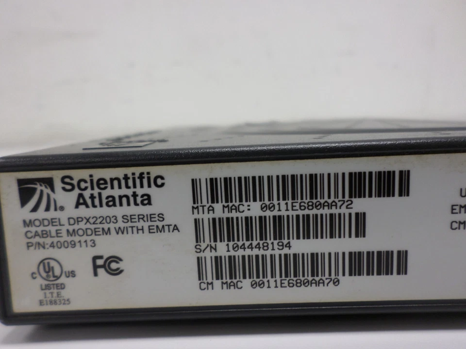 WEBSTAR DPX2203 CABLE MODEM - Image 2 of 4