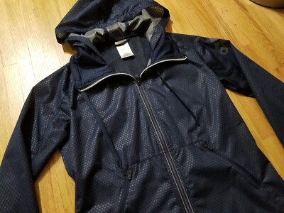 鈀 　　adidas CLIMASTORM ネイビー ウォームアップウェア ADIDAS Climastorm Womens Small S Navy Blue Hooded