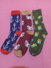3-Pack Women's Girl's Novelty Socks New-Assorted Themes-Fast Shipping