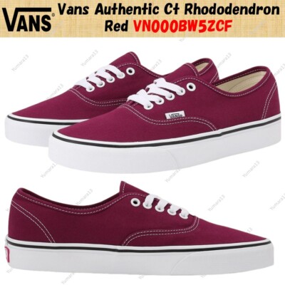 Vans Authentic Ct Rhododendron Red VN000BW5ZCF Men's Size | eBay