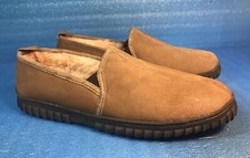 RedHead Men  s Lodge Moc Indoor Outdoor Genuine Suede Slippers Sz 14 M