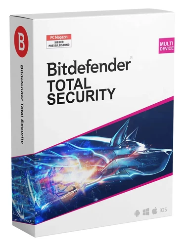 Bitdefender Total Security for 5 dispositivi 1 Anno 2025 Windows Mac IOS Android