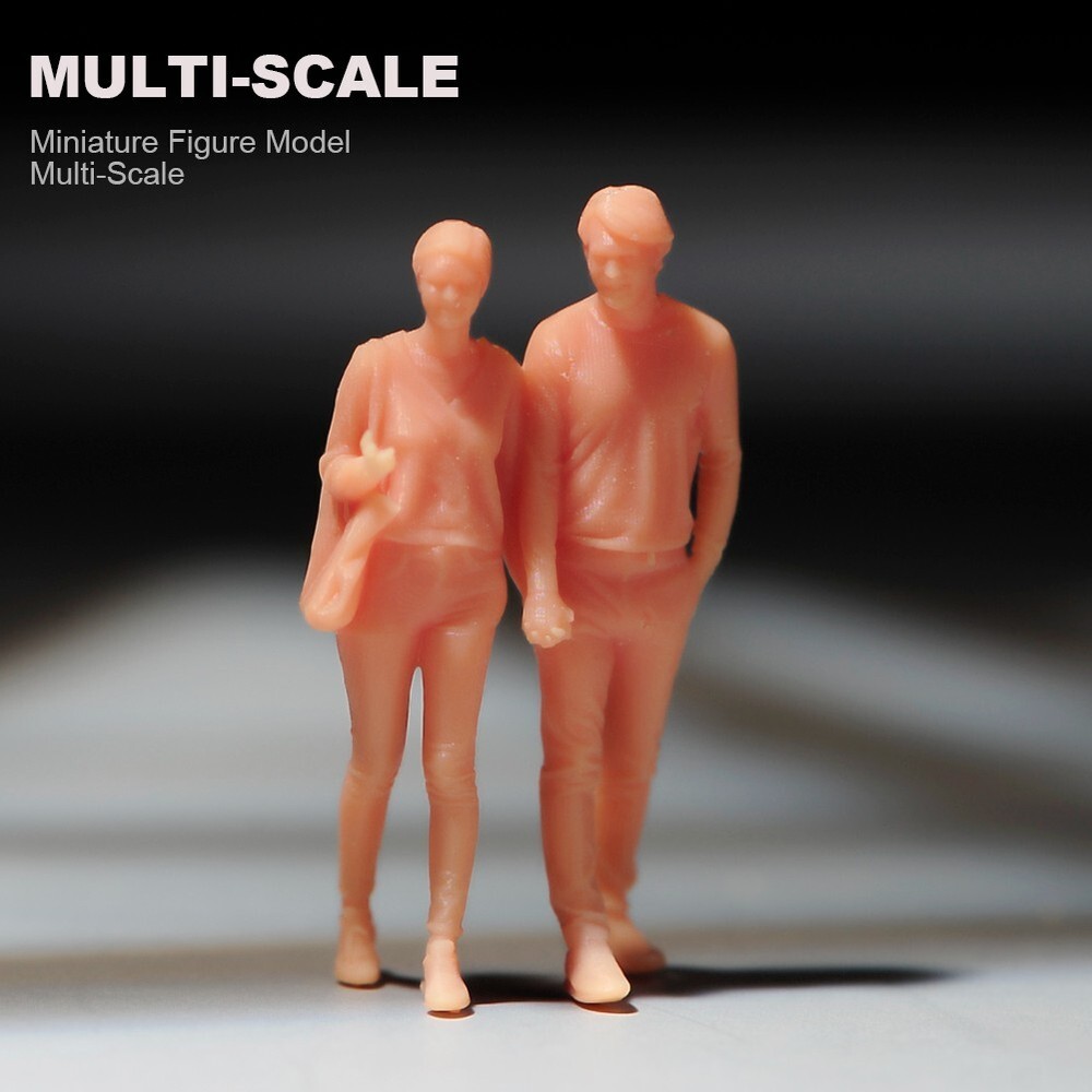 1/43 Shopping Lovers Scene Miniature Doll Figures For Cars Vehicles Model Toy