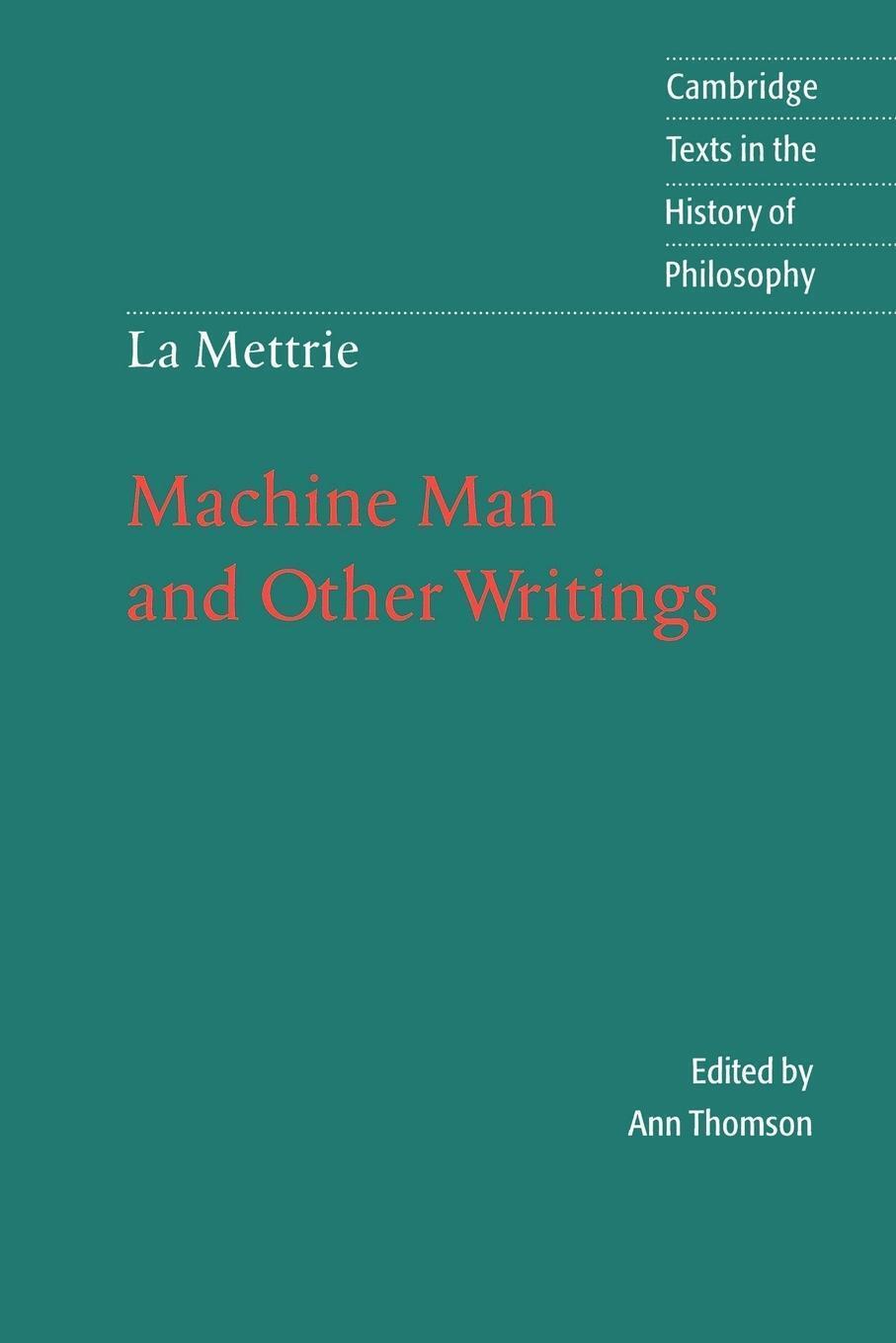 Thumbnail - La Mettrie | Julien Offray De La Mettrie | Machine Man And Other