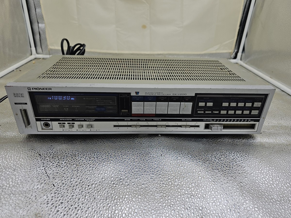 Pioneer SX-V200 Vintage Stereo Receiver Amplifier Tuner