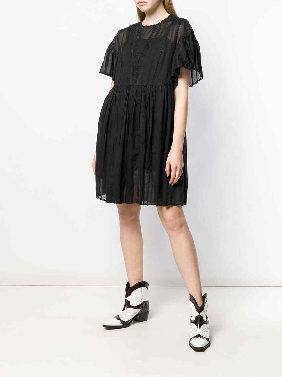 ワンピース ISABEL MARANT ETOILE Woman Dress Black RO0481FAA1N41I 01BK 24PRO0409FA-B1J02E-01BK-