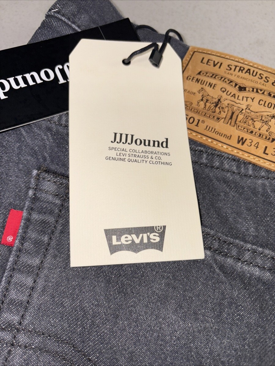 Levi's x JJJJound 501 '93 Jean Grey Stonewash Mens Size 34/32 | eBay