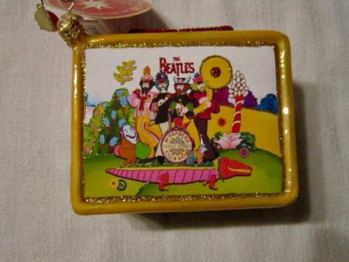 Christopher Radko The Beatles "Yellow Submarine Lunch Box" New with Tags in Box - Picture 5 of 8