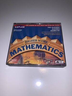 Kaplan Higher Score: High School PC MAC CD test prep algebra grammar reading B20