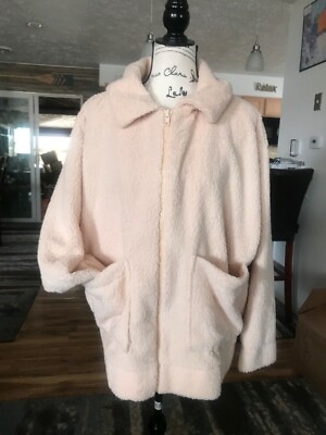 NIP Size LARGE Victoria Secret PINK Full Zip Sherpa Jacket