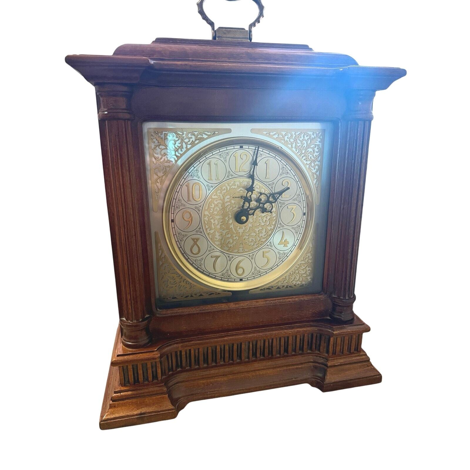 HOWARD MILLER 635-125 Akron Mantel Clock Quartz New Triple Harmonic Movement