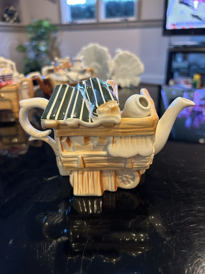 PAUL CARDEW MINI PORTMEIRION BOTANIC GARDEN CHINA STALL TEAPOT - Image 2 of 3