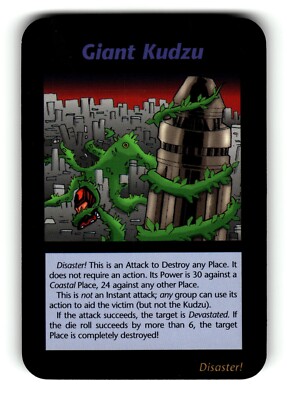 Giant Kudzu Card base set INWO Illuminati New World Order Game | eBay